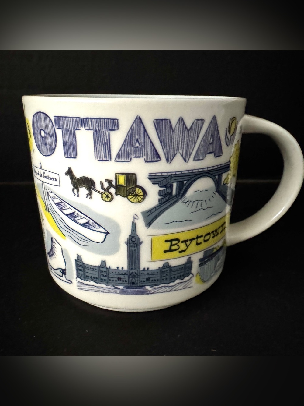Starbucks Ottawa Canada Mug Been There Series Across World Series 14 oz Cup